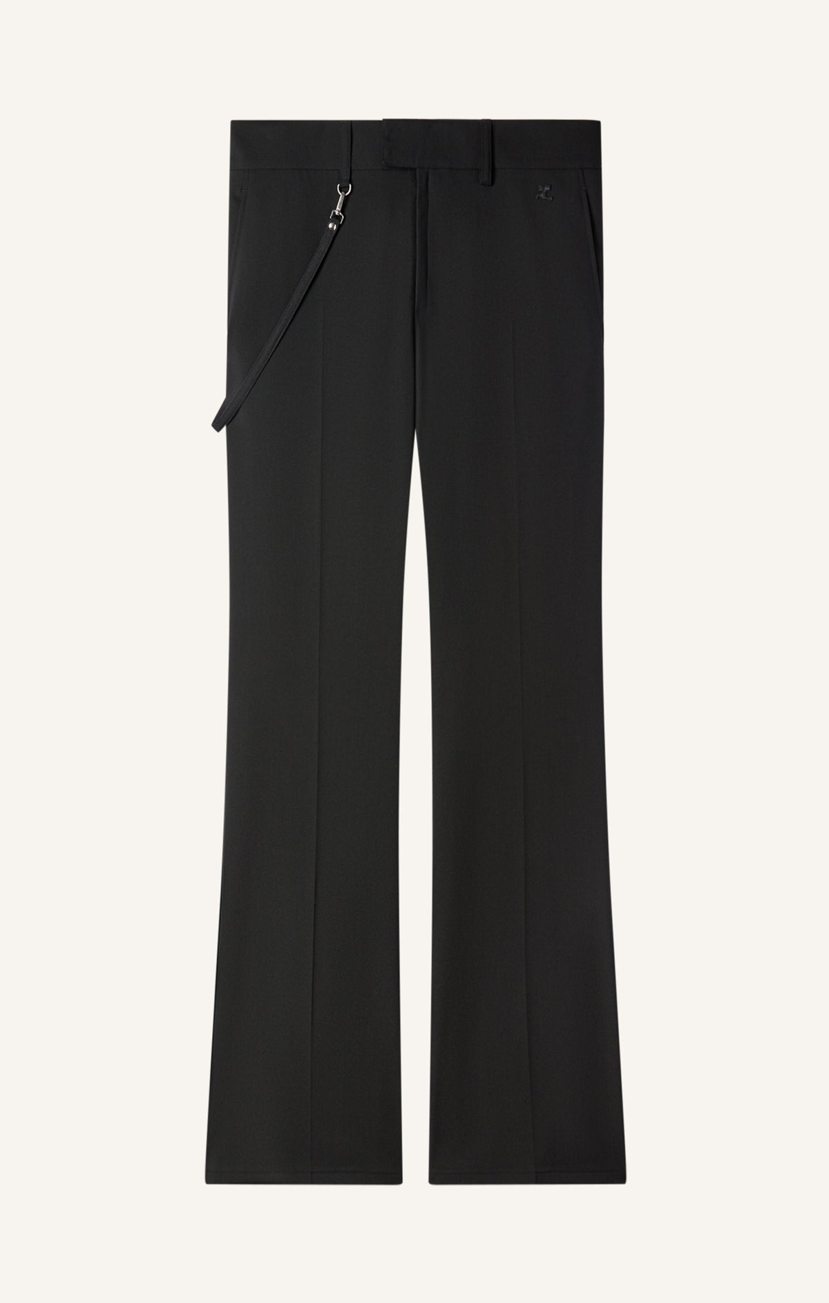 PANTALON BOOTCUT EN TWILL