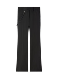 Pantalon bootcut en sergé - Black