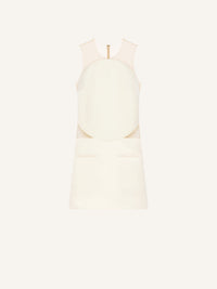 PRIX MARQUE : 790 / ROBE CERCLE ILLUSION EN SATIN