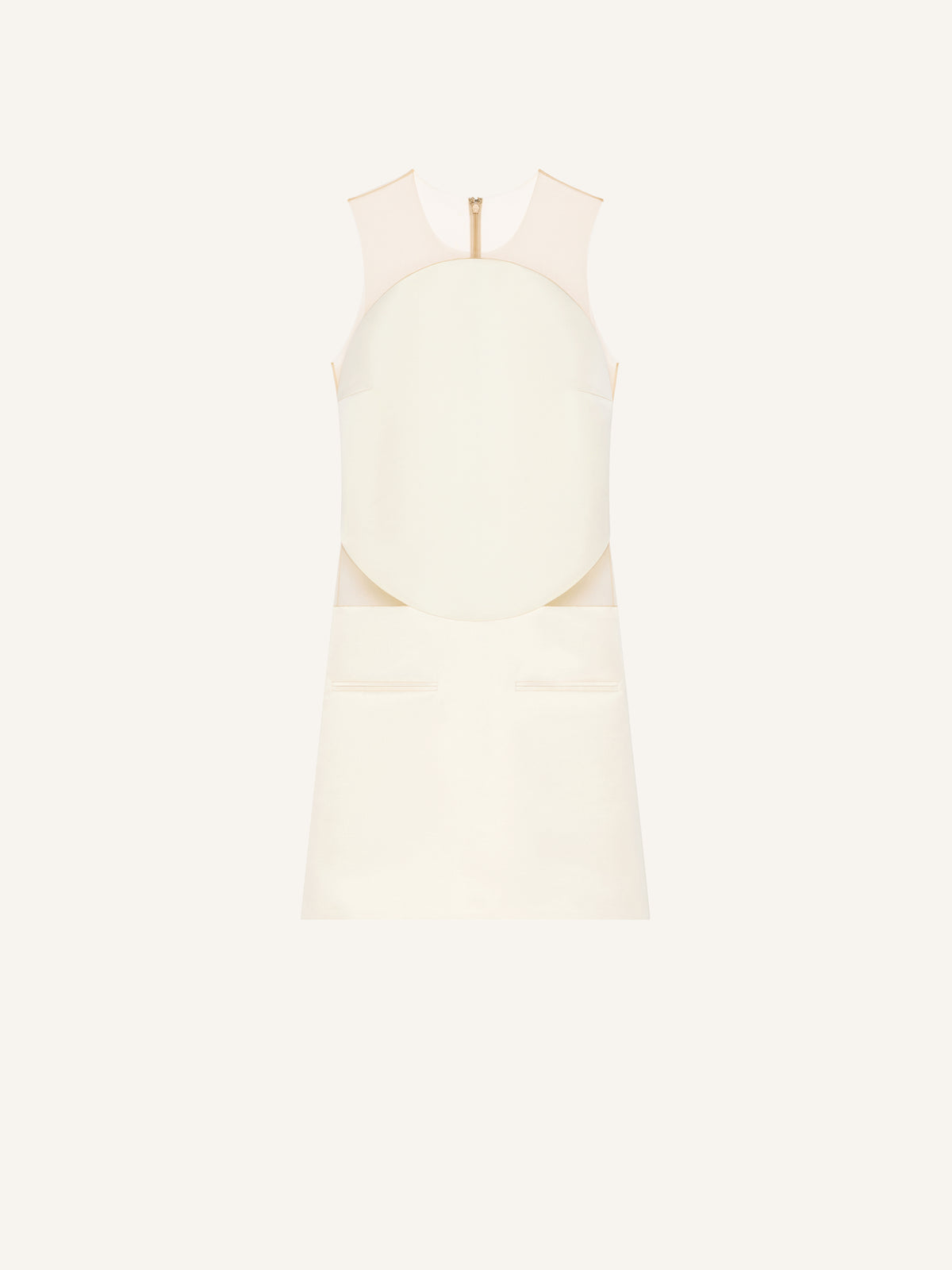 PRIX MARQUE : 790 / ROBE CERCLE ILLUSION EN SATIN