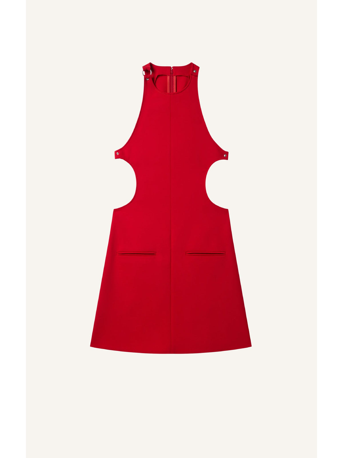 PRIX MARQUE : 290 / ROBE TRAPÈZE BOUCLE