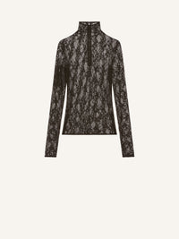 PRIX MARQUE : 180 / TOP COL MONTANT EN DENTELLE