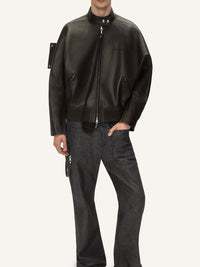 2-pocket denim trousers - Black