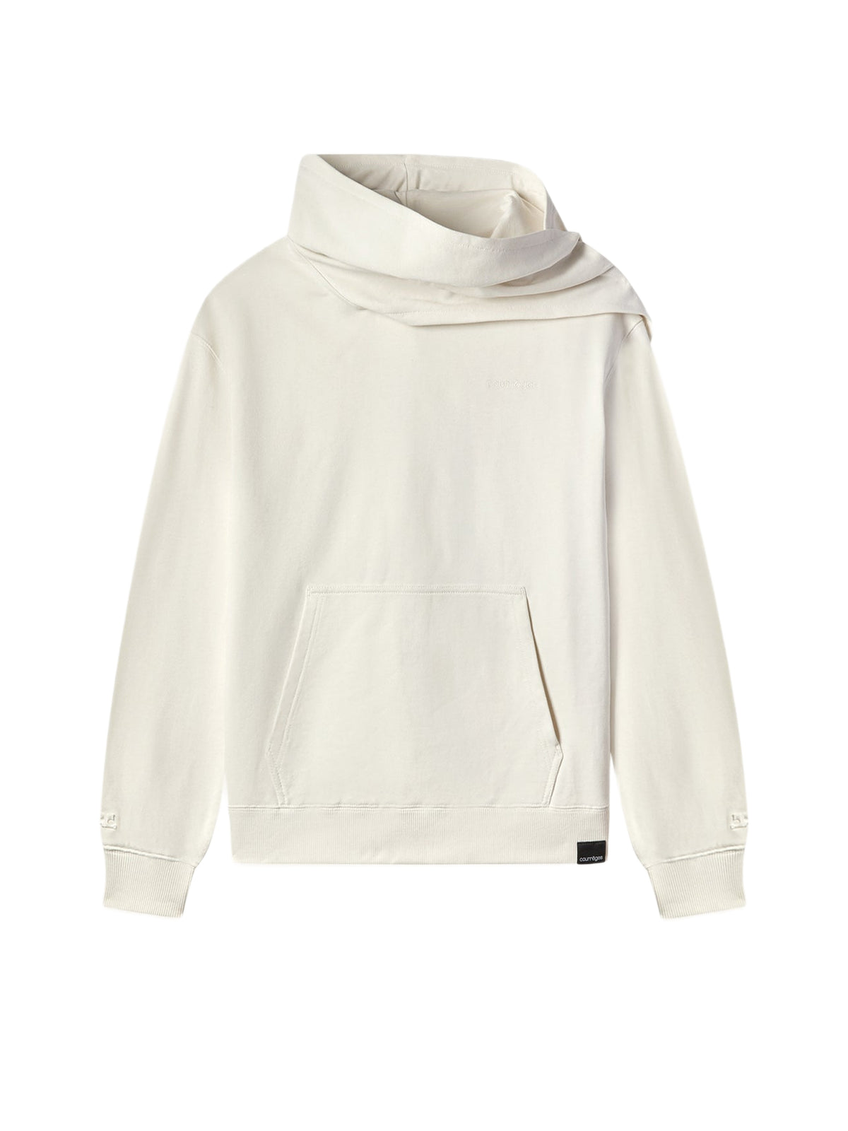 PRIX MARQUE : 120 / SWEAT À CAPUCHE ÉCHARPE