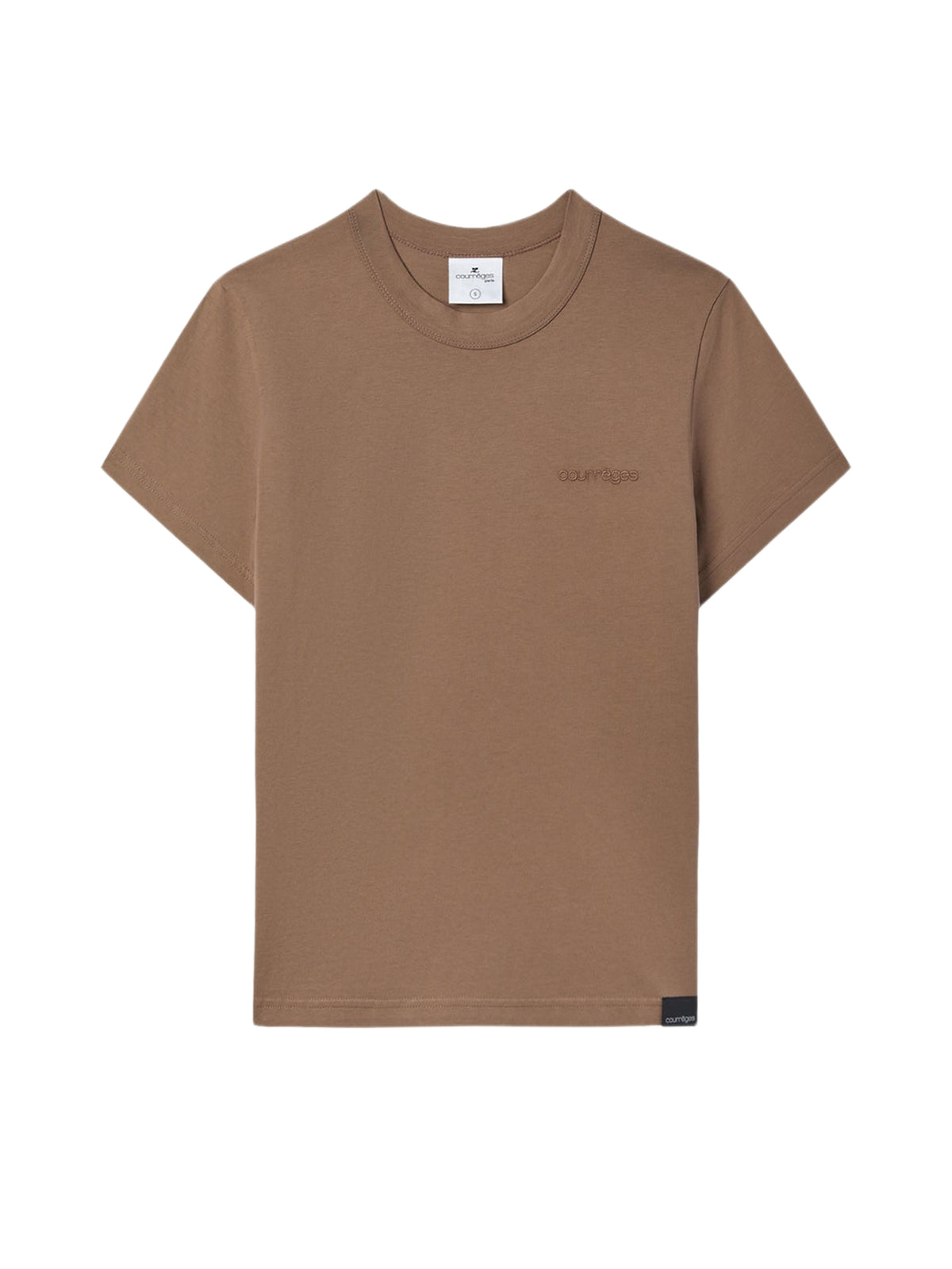 PRIX MARQUE : 90 / T-SHIRT COURRÈGES BRODÉ