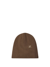 Bonnet AC logo en laine - Mocha