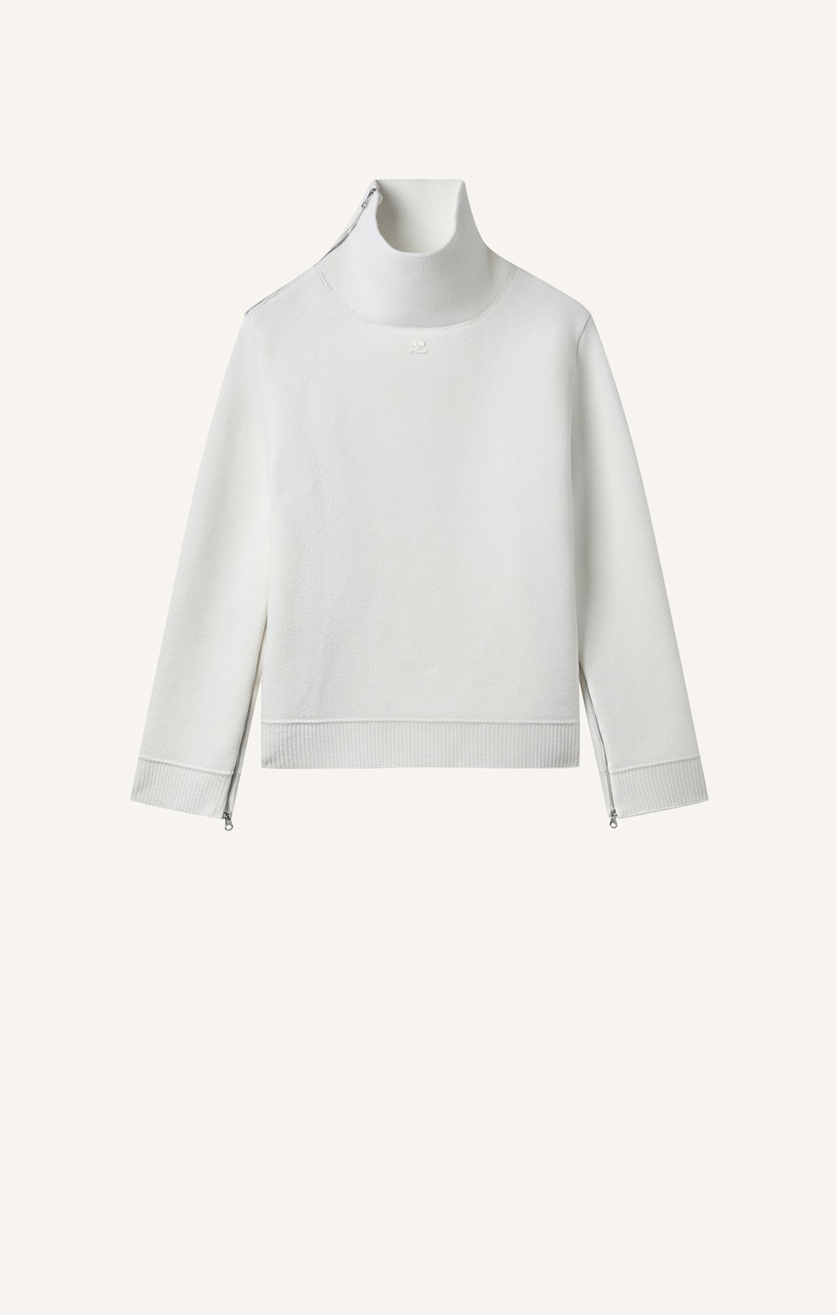 PULL COL CHEMINÉE ZIPPÉ
