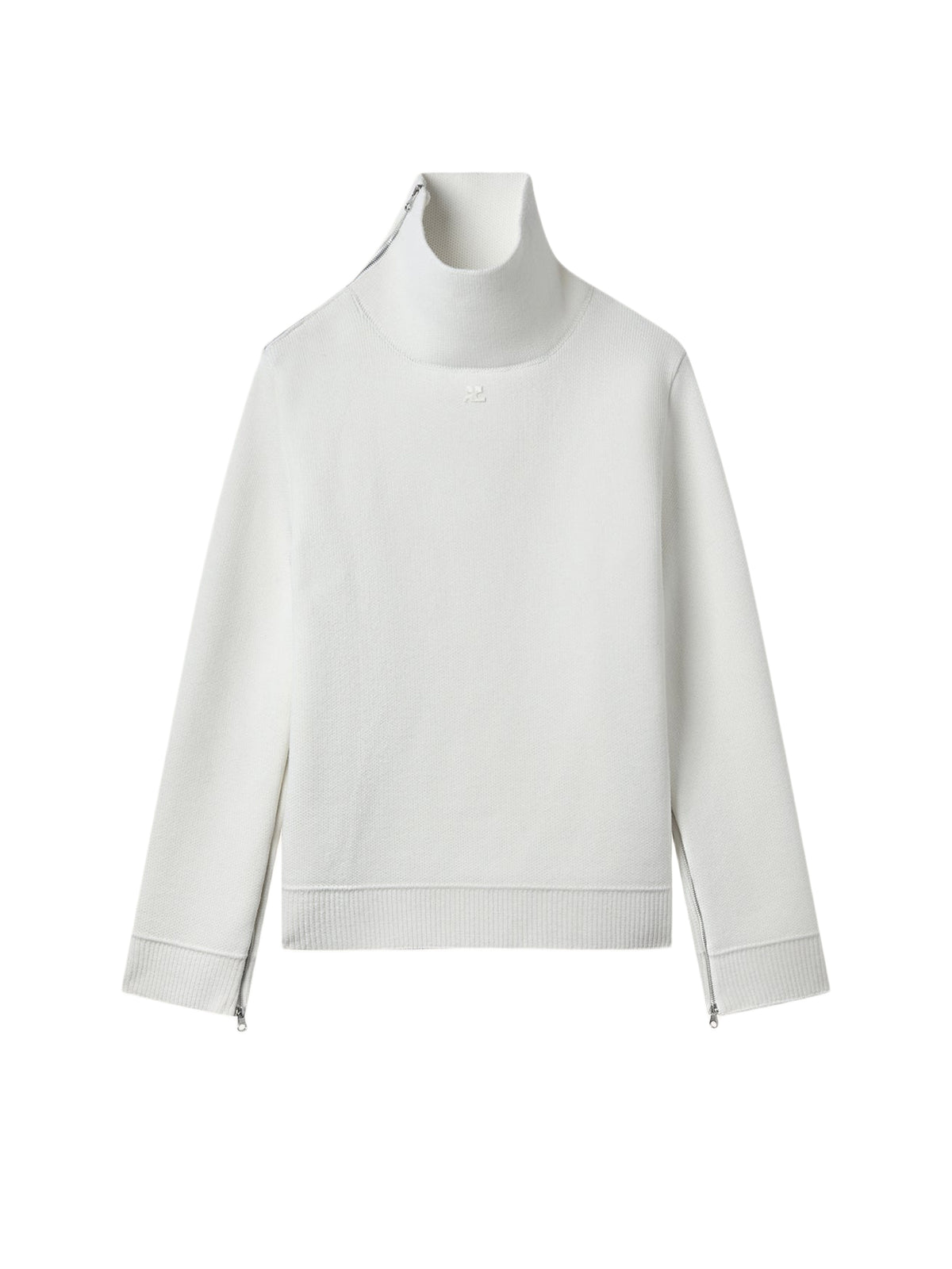 PRIX MARQUE : 140 / PULL COL CHEMINÉE ZIPPÉ