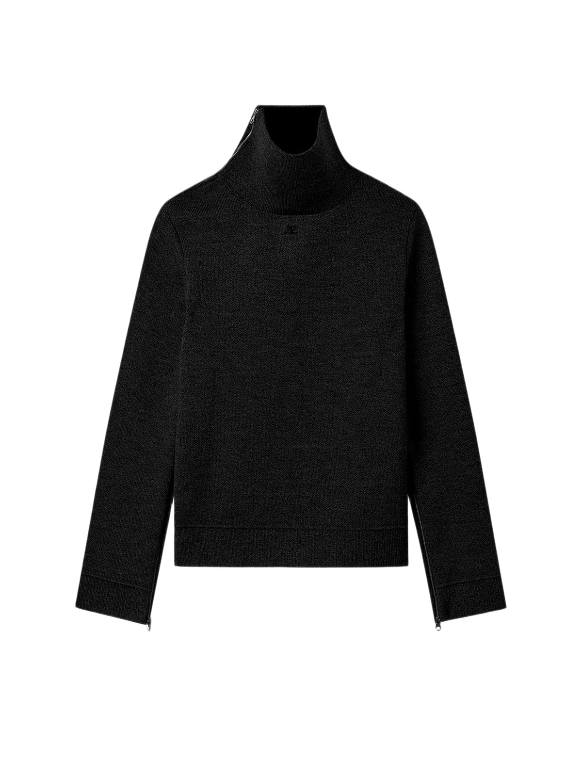 PRIX MARQUE : 140 / PULL COL CHEMINÉE ZIPPÉ