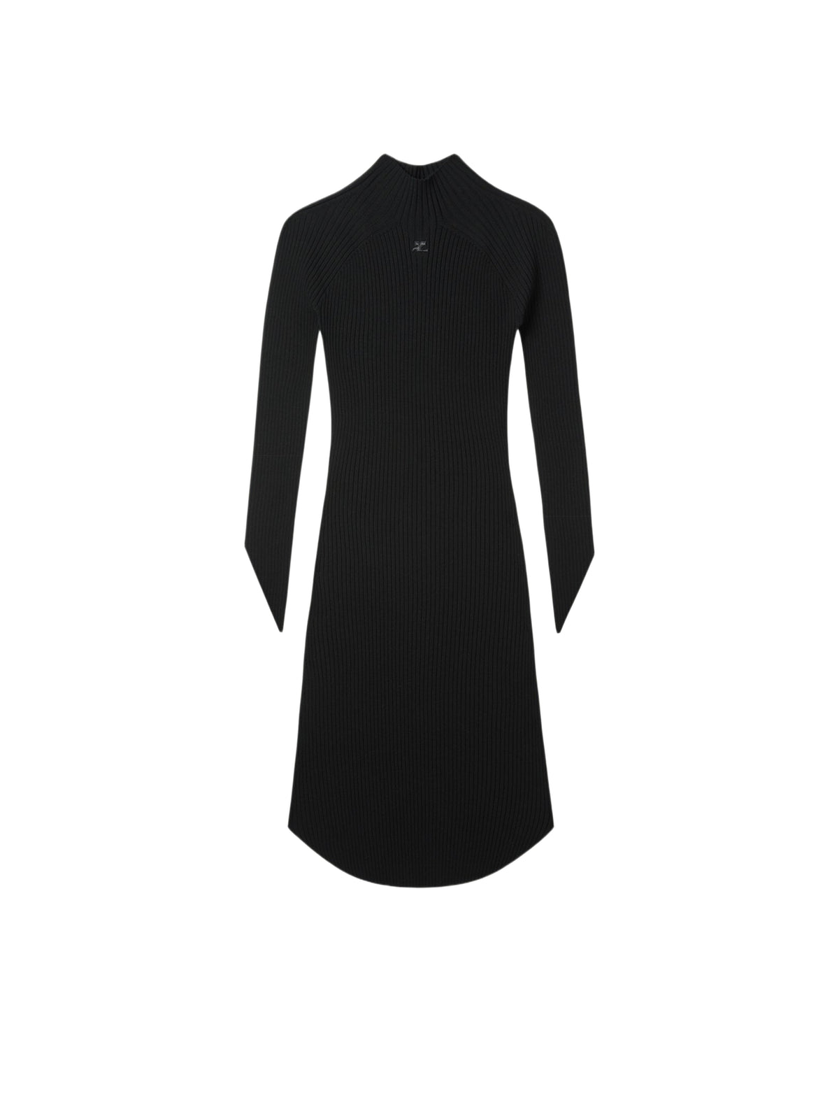PRIX MARQUE : 220 / ROBE CERCLE EN MAILLE CÔTELÉE