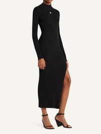 Robe Réédition en maille - Black
