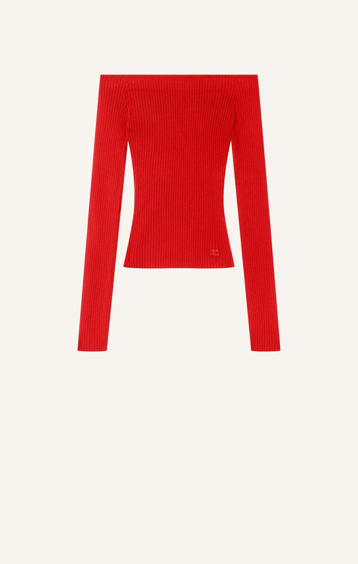 TOP COL BATEAU EN MAILLE