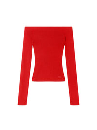 Top col bateau en maille - Poppy
