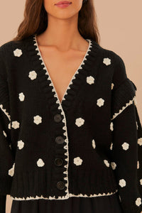 DJV_Black And White Cardigans & Pulls - Black And White