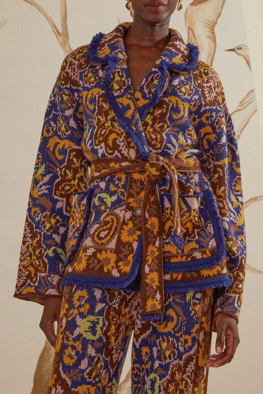 DJV_Glam Tapestry Blue Vestes & Manteaux - Glam Tapestry Blue