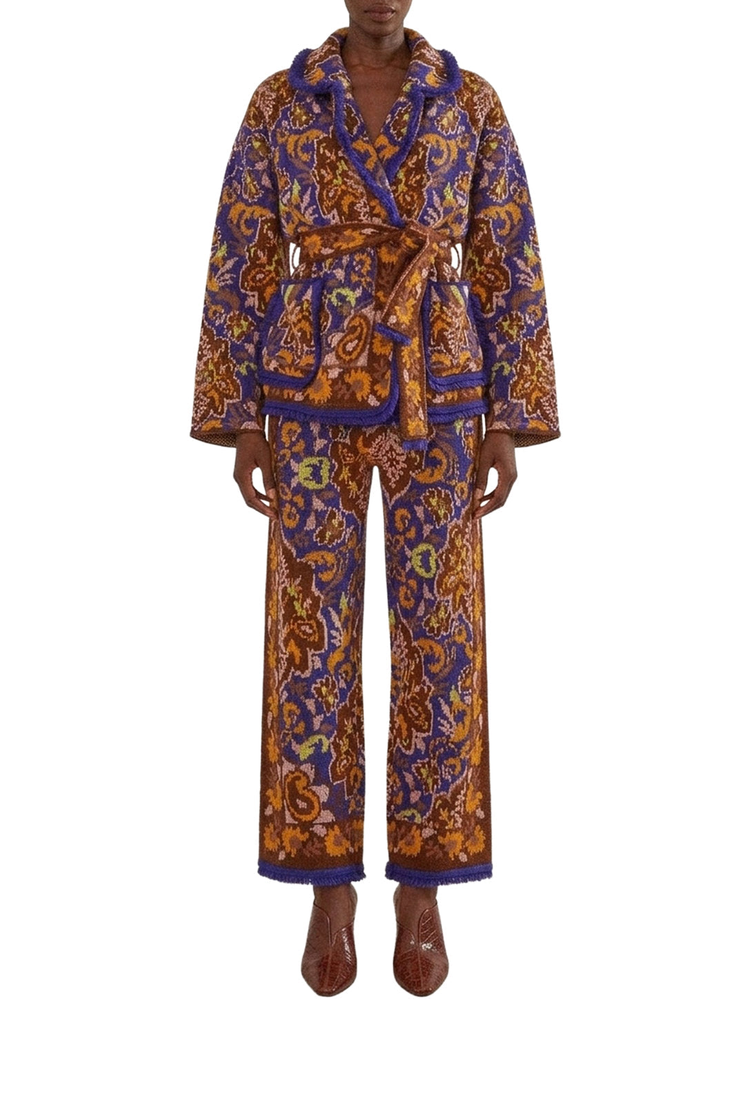 DJV_Glam Tapestry Blue Vestes & Manteaux - Glam Tapestry Blue