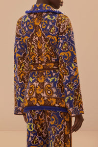 DJV_Glam Tapestry Blue Vestes & Manteaux - Glam Tapestry Blue