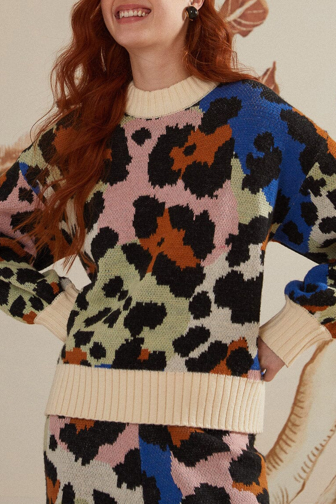 DJV_Colorful Leopards Cardigans & Pulls - Colorful Leopards