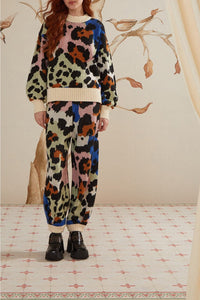 DJV_Colorful Leopards Cardigans & Pulls - Colorful Leopards