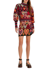 DJV_Hearts Black Cardigans & Pulls - Hearts Black