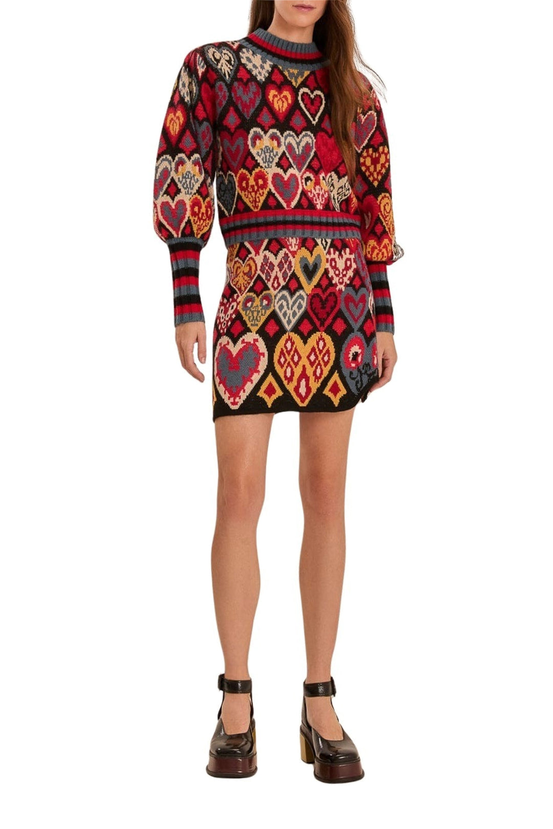 DJV_Hearts Black Cardigans & Pulls - Hearts Black