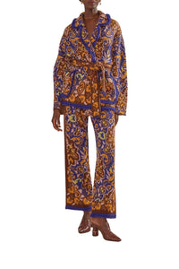 DJV_Glam Tapestry Blue Pantalons - Glam Tapestry Blue