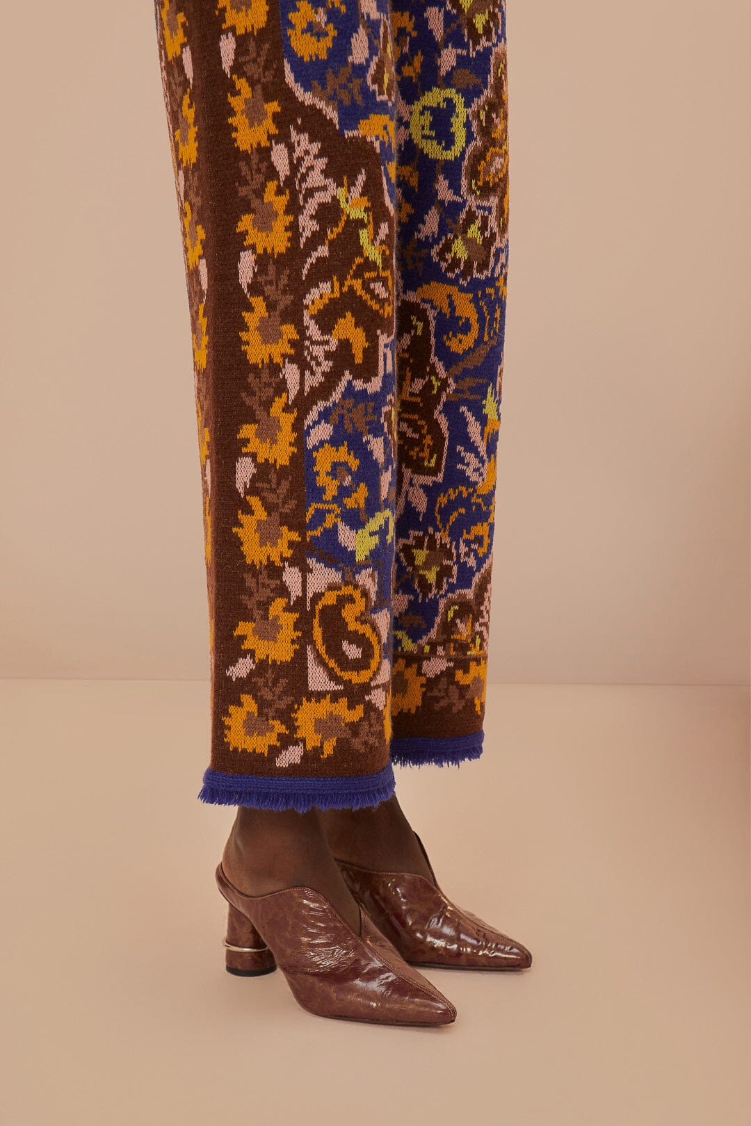 DJV_Glam Tapestry Blue Pantalons - Glam Tapestry Blue