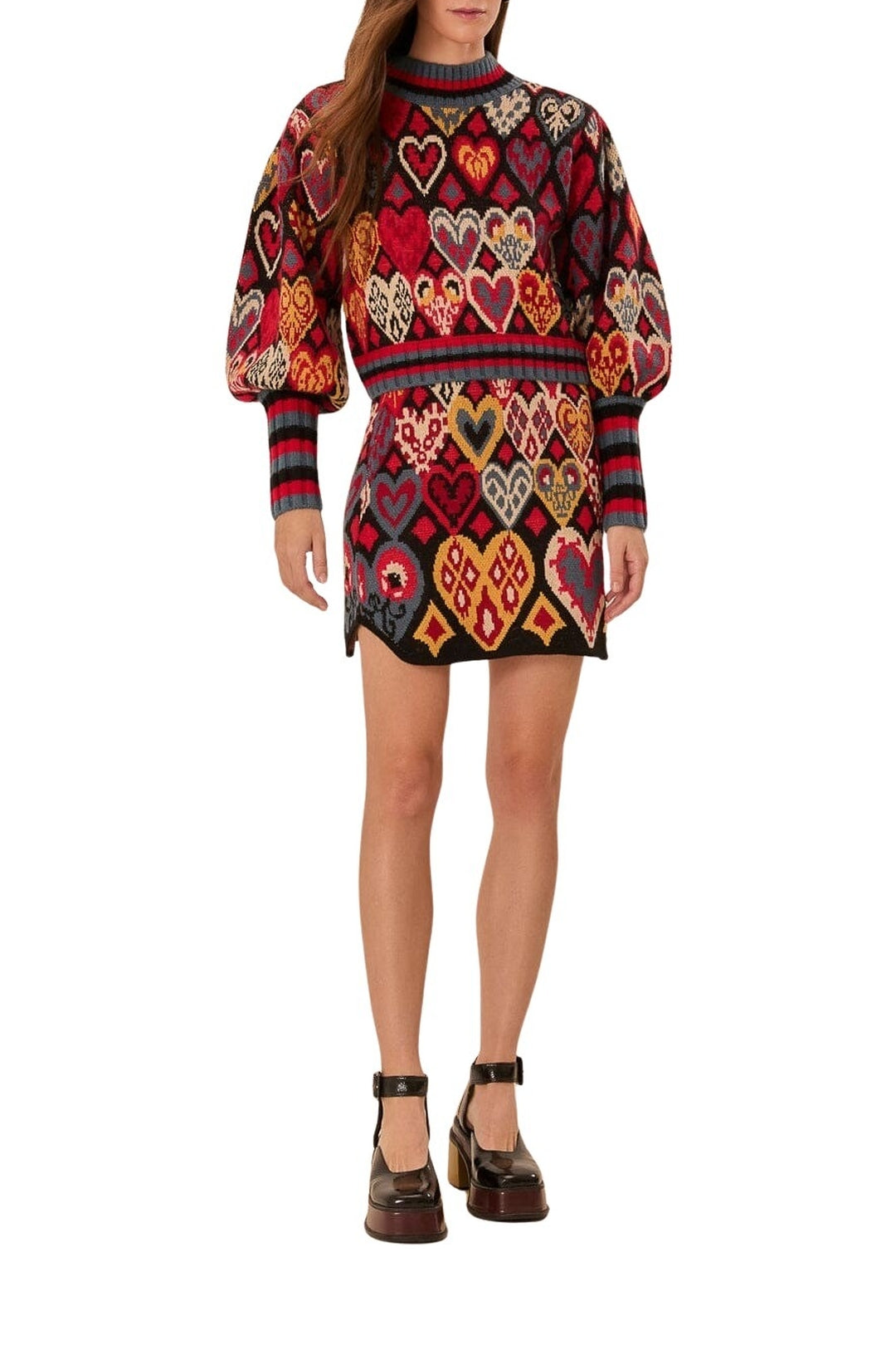 DJV_Hearts Black Jupes & Shorts - Hearts Black