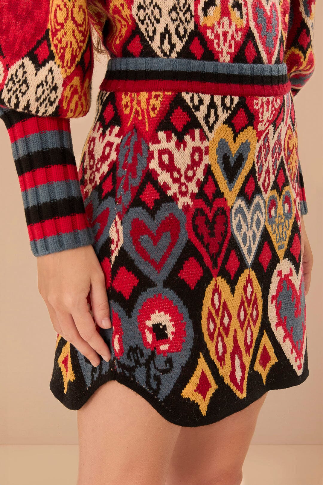 DJV_Hearts Black Jupes & Shorts - Hearts Black