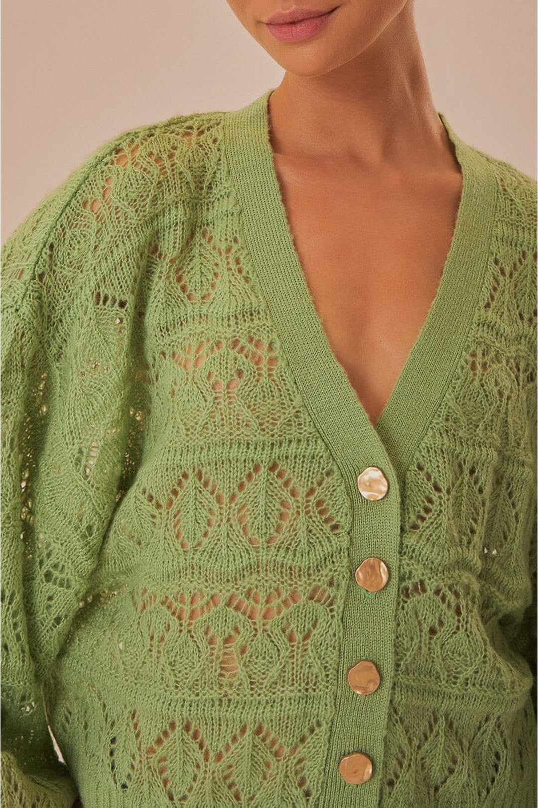 DJV_Light Green Cardigans & Pulls - Light Green