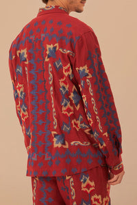 DJV_Burgundy Chemises & Blouses - Burgundy