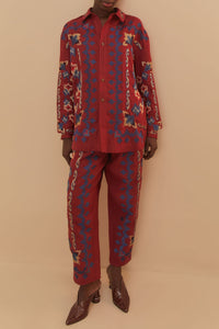 DJV_Burgundy Pantalons - Burgundy