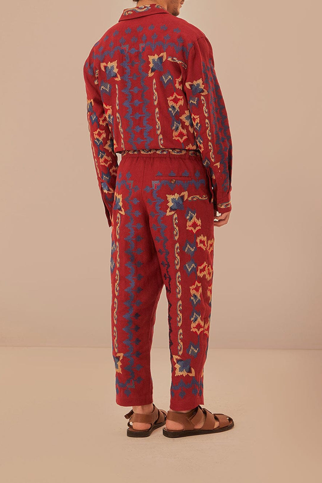 DJV_Burgundy Pantalons - Burgundy
