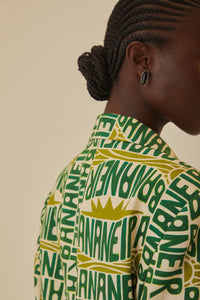DJV_Banana Typography Off-White Vestes & Manteaux - Banana Typography Off-White