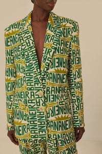 DJV_Banana Typography Off-White Vestes & Manteaux - Banana Typography Off-White