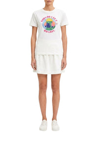 T-shirt Sounds Like Brasil Baby Look en coton - Blanc