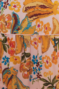 Robe longue Spring Bananas en coton - Orange