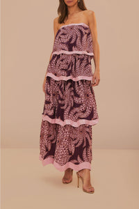 Robe longue Bananada - Bordeaux