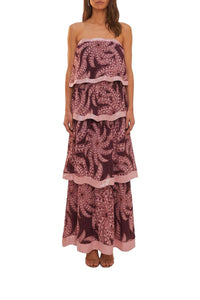 Robe longue Bananada - Bordeaux