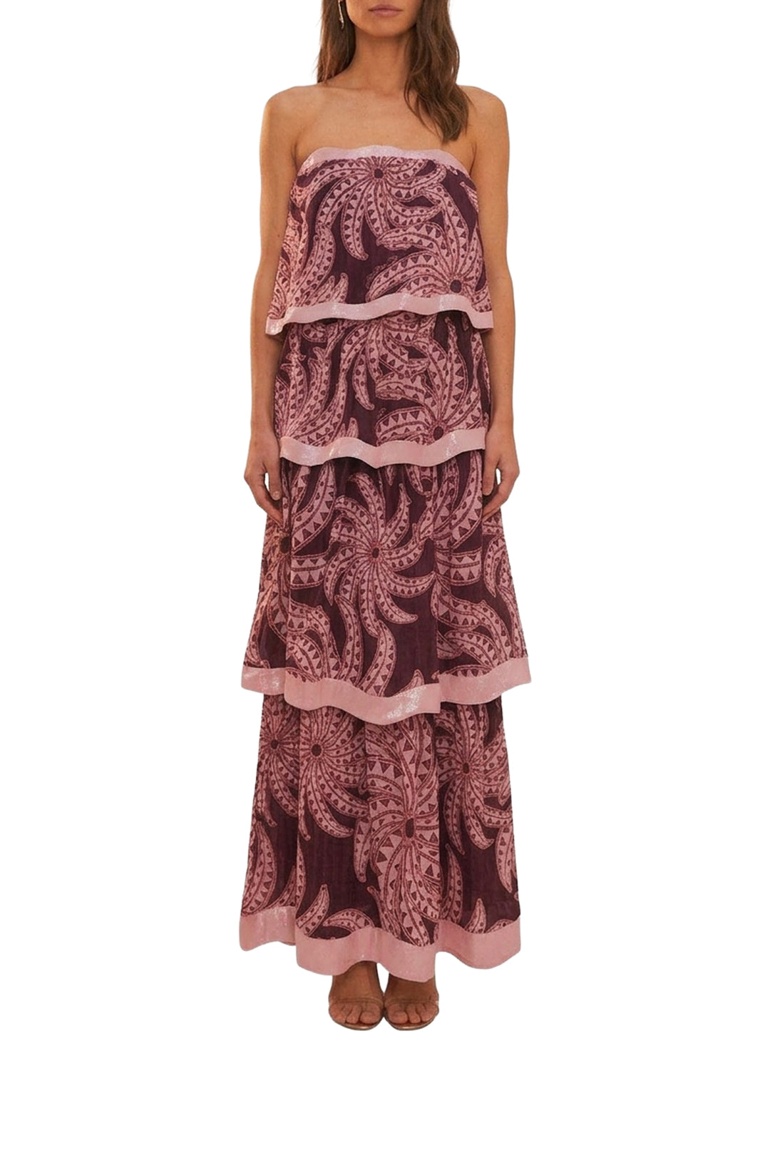 Robe longue Bananada - Bordeaux
