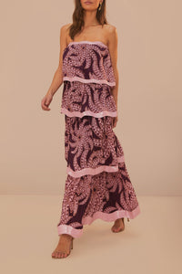 Robe longue Bananada - Bordeaux