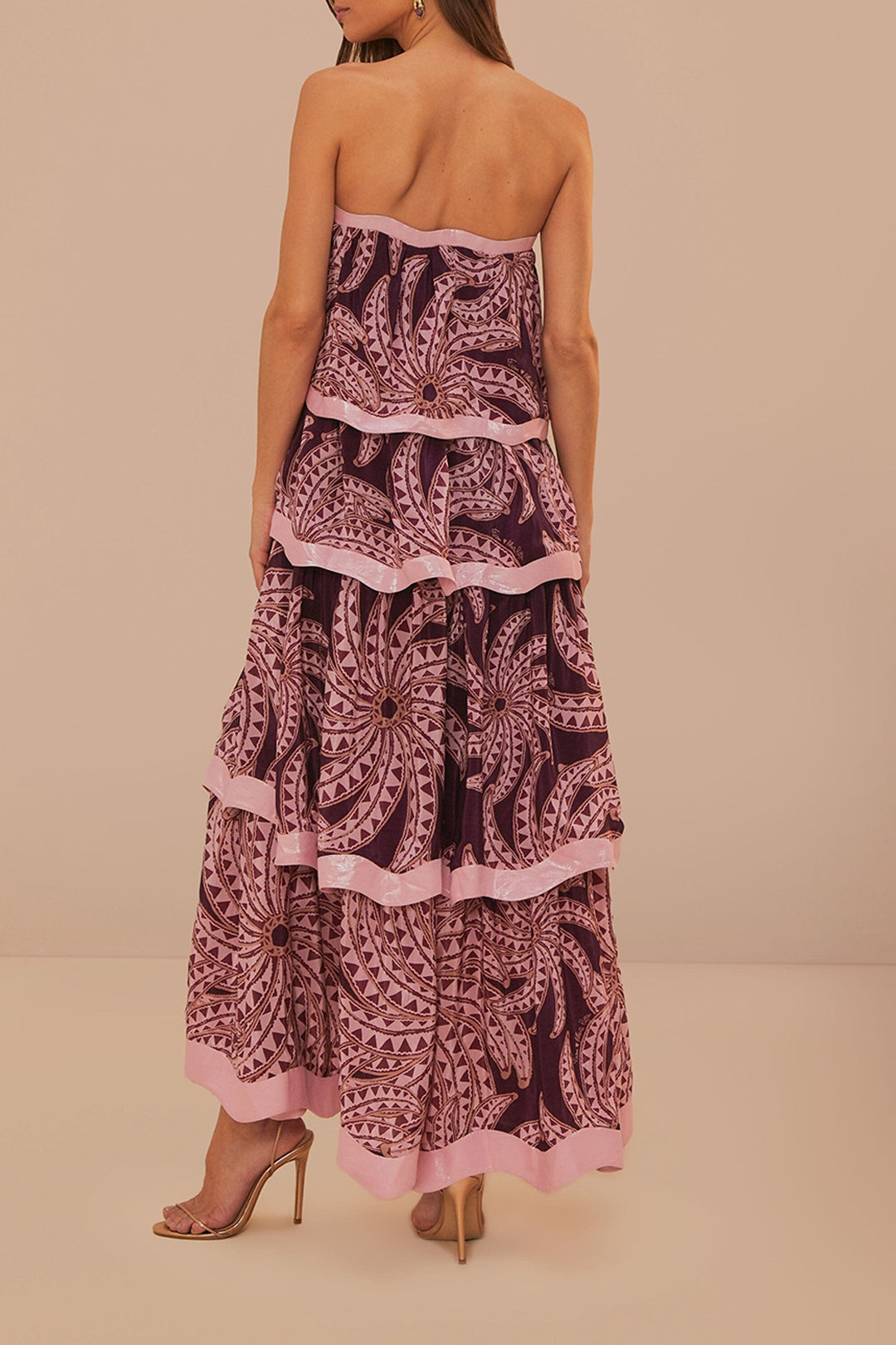 Robe longue Bananada - Bordeaux