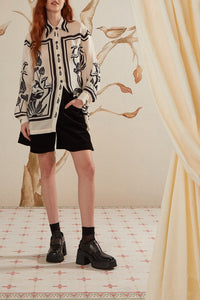 DJV_Surreal Garden Off-White Chemises & Blouses - Surreal Garden Off-White