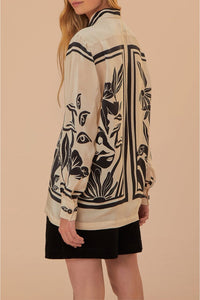DJV_Surreal Garden Off-White Chemises & Blouses - Surreal Garden Off-White