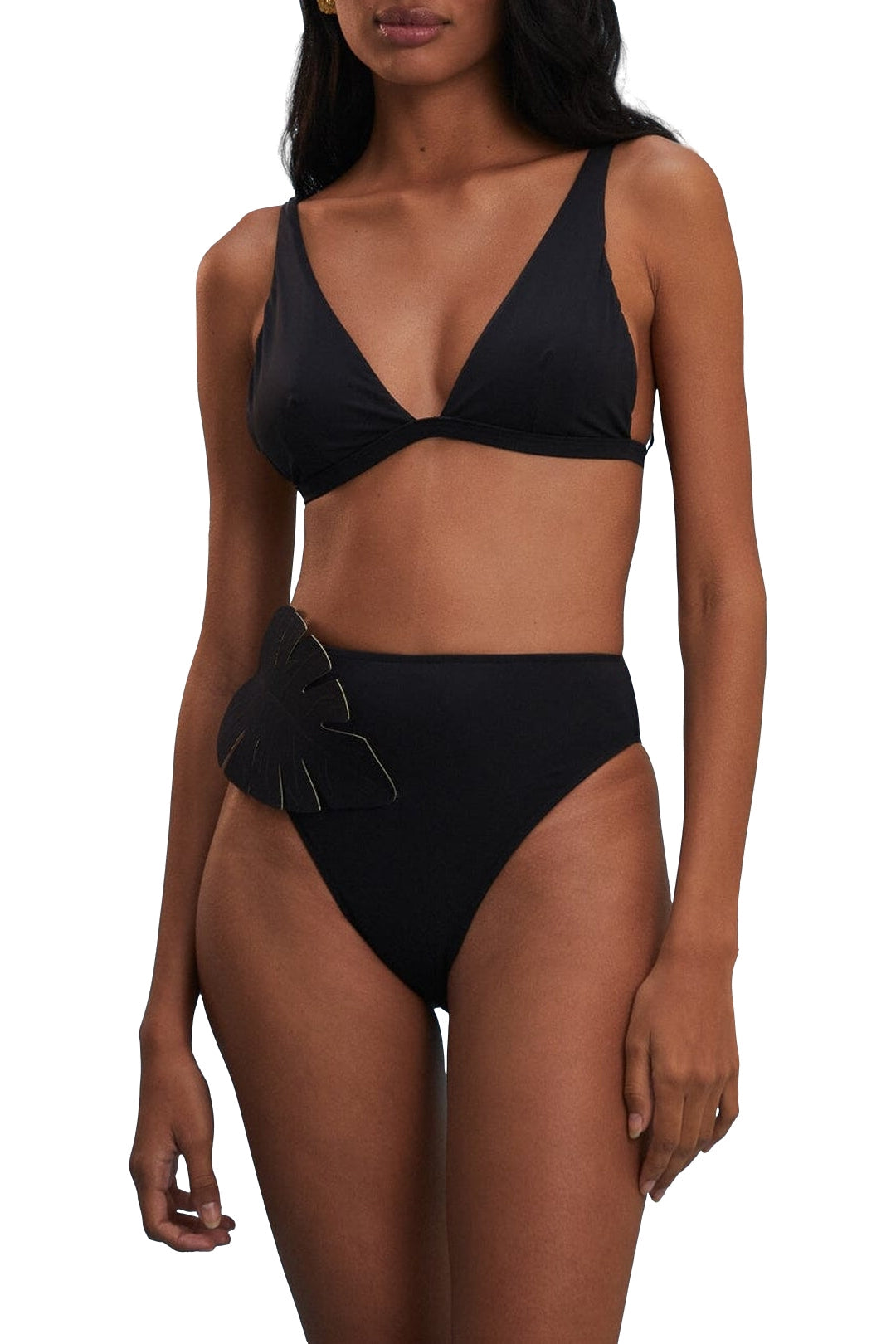 MEDIA OFF LINE_Haut de bikini - Noir
