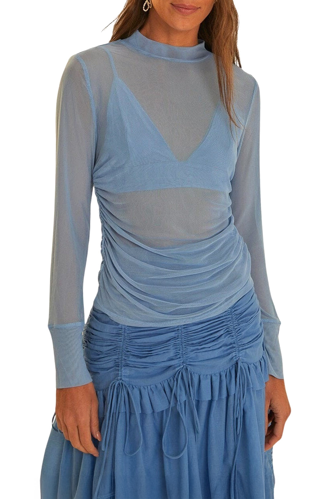 DJV_Blue Tops & T-Shirts - Blue
