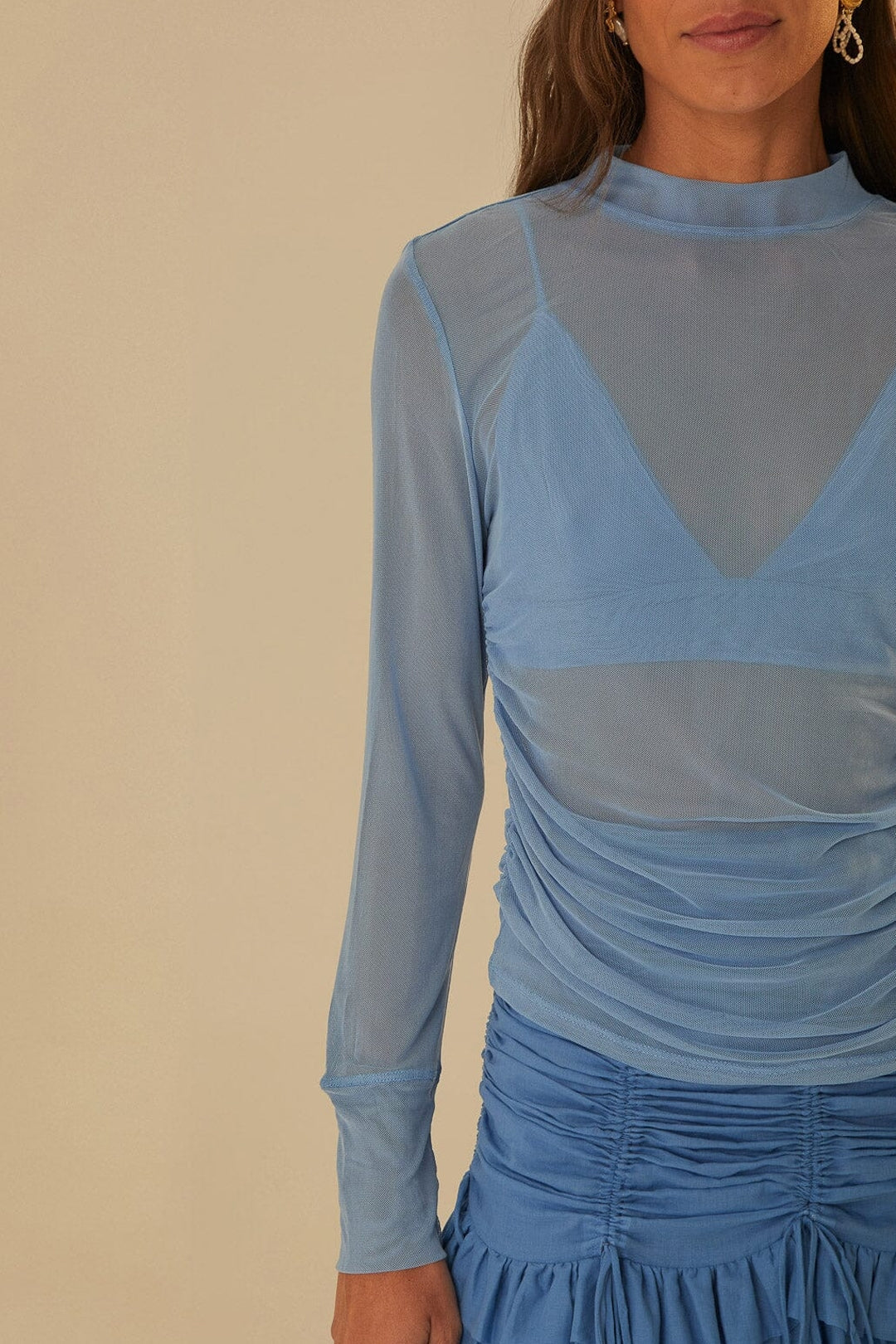 DJV_Blue Tops & T-Shirts - Blue