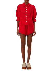 Red Blouse - Red