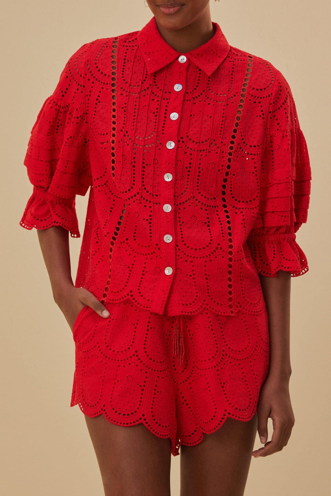DJV_Red Jupes & Shorts - Red