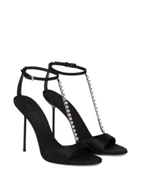 Sandales à talons Lidia satinées - Black & Diamond